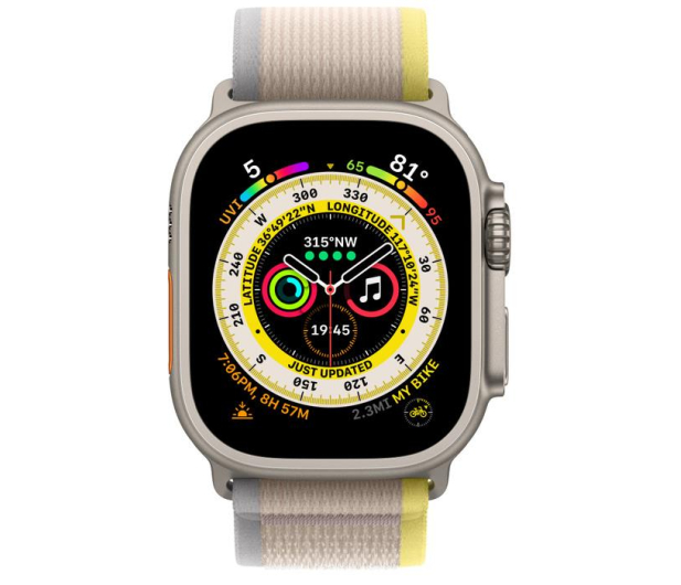 Apple Watch Ultra Titanium/Yellow Beige Trail Loop S/M LTE - 1071574 - zdjęcie 3